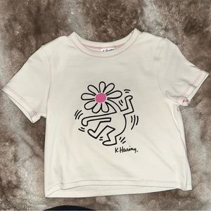K. Haring x cotton on crop top